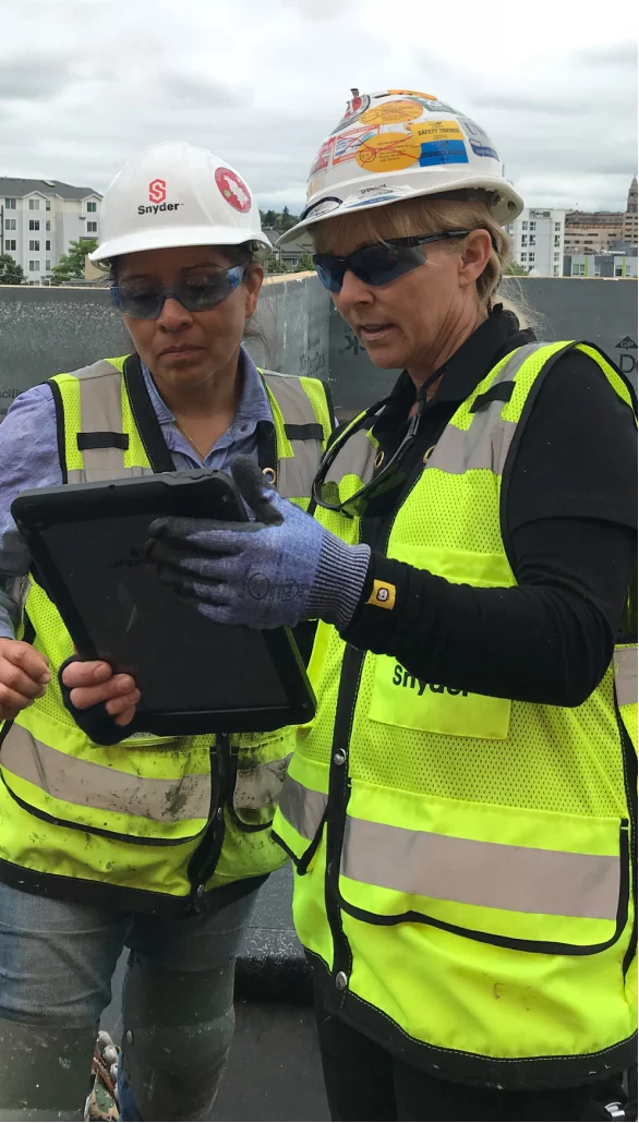 Woman ir Roofing